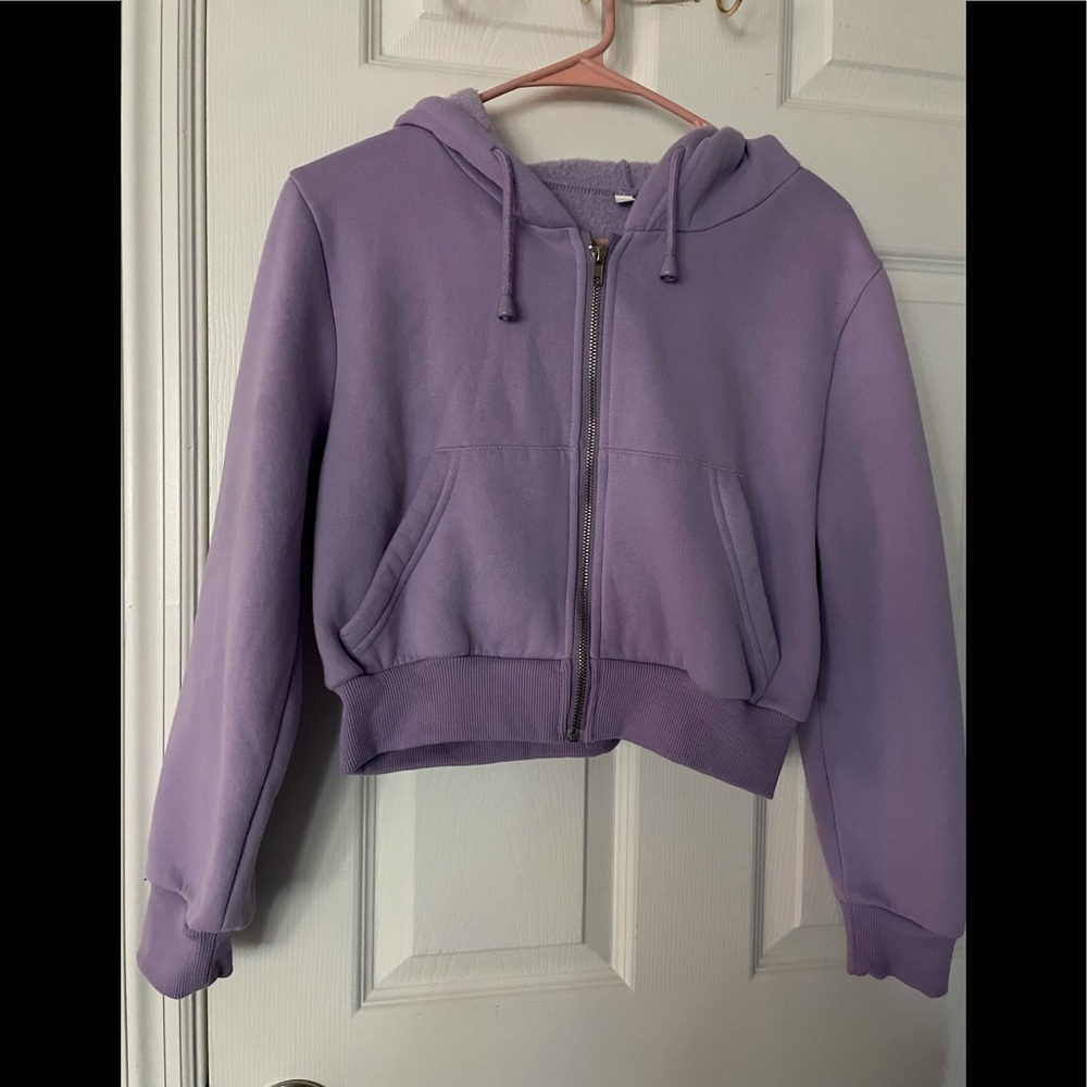 Kangaroo Pocket Zip-up Drawstring Hoodie